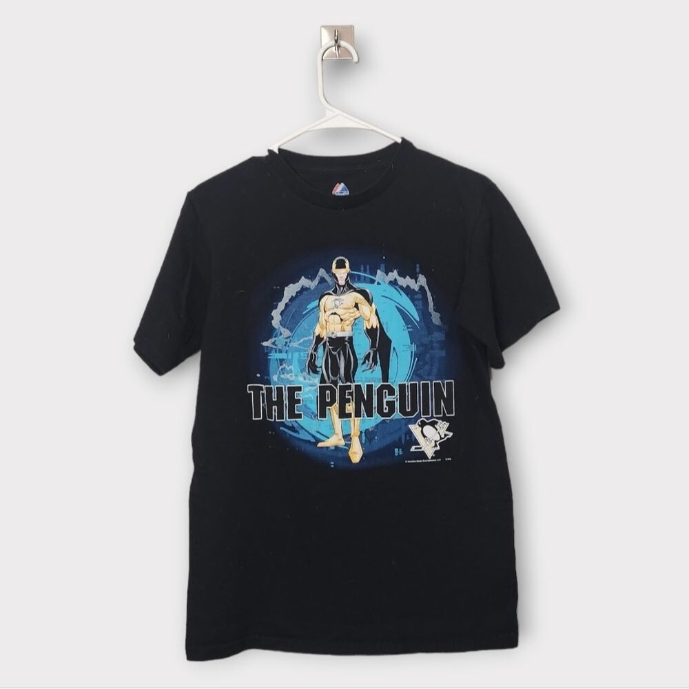 Majestic NHL Pittsburg Penguins "The Penguin" Graphic T-Shirt S